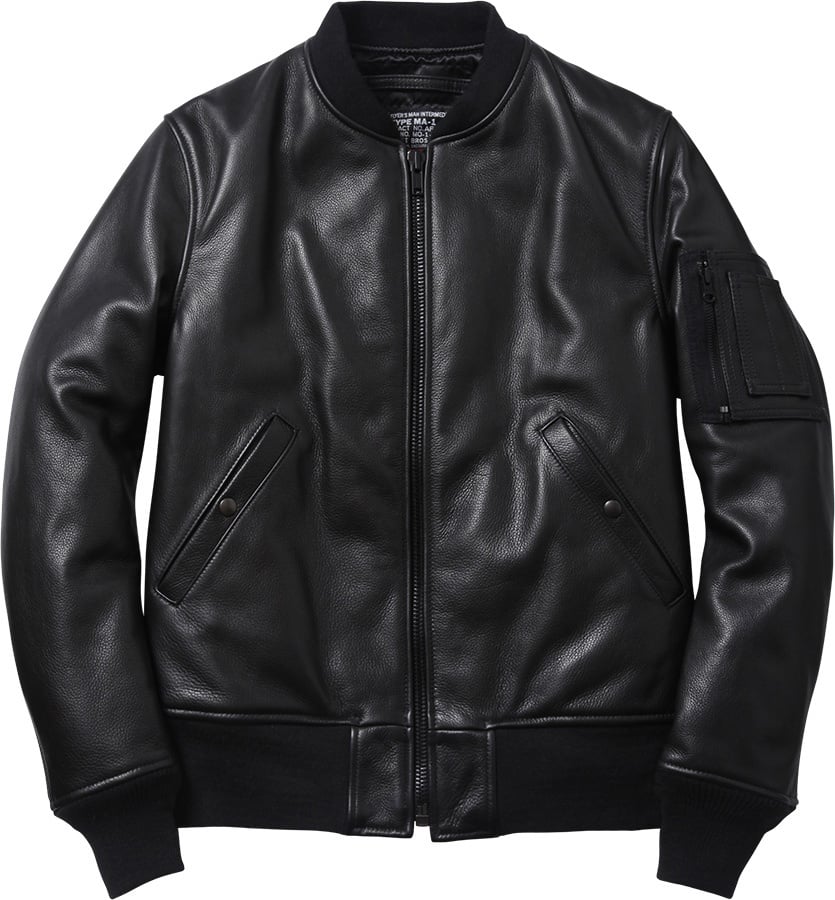 Supreme/Schott® Leather MA-1 view 5